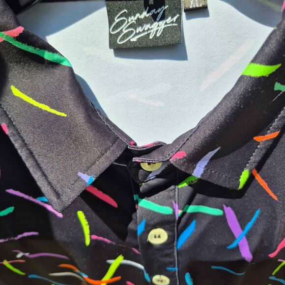 Sunday Swagger Men's 'Strokes' Golf Polo - XL - New - Picture 5 of 6